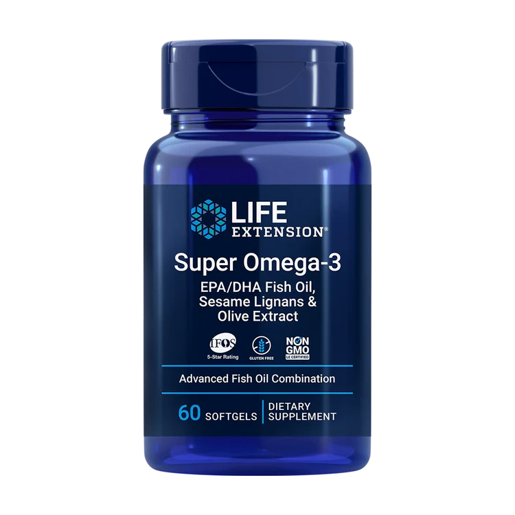 Omega-3 Plus EPA/DHA Fiskolja med Sesamlignaner & Olivextrakt softgels