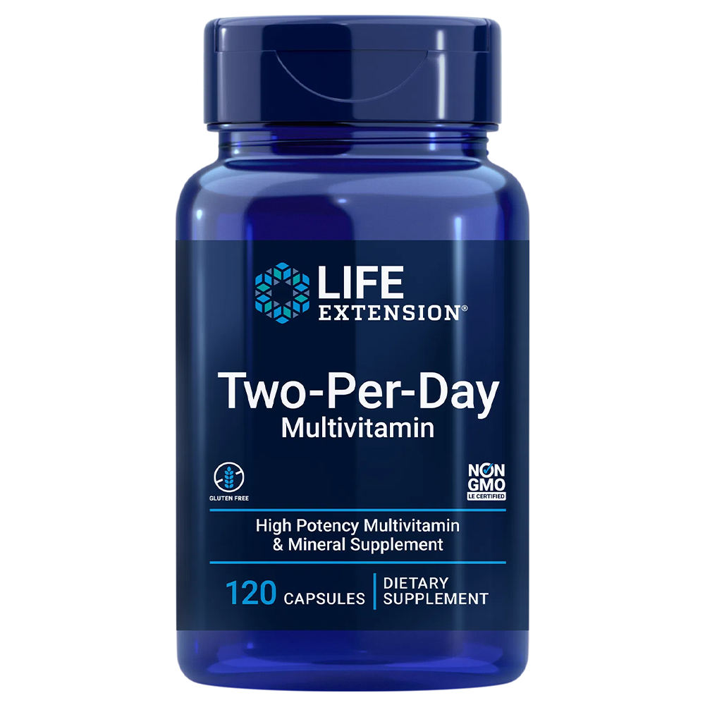 Multivitamin Two-Per-Day Capsules, 120 caps