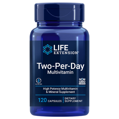 Multivitamin Two-Per-Day Capsules, 120 caps