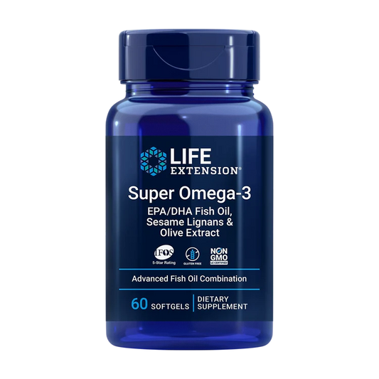 Omega-3 Plus EPA/DHA Fiskolja med Sesamlignaner & Olivextrakt softgels